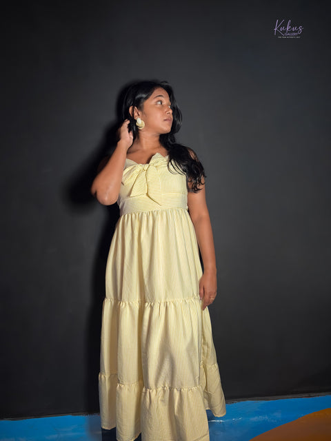 Bow Dress Yellow